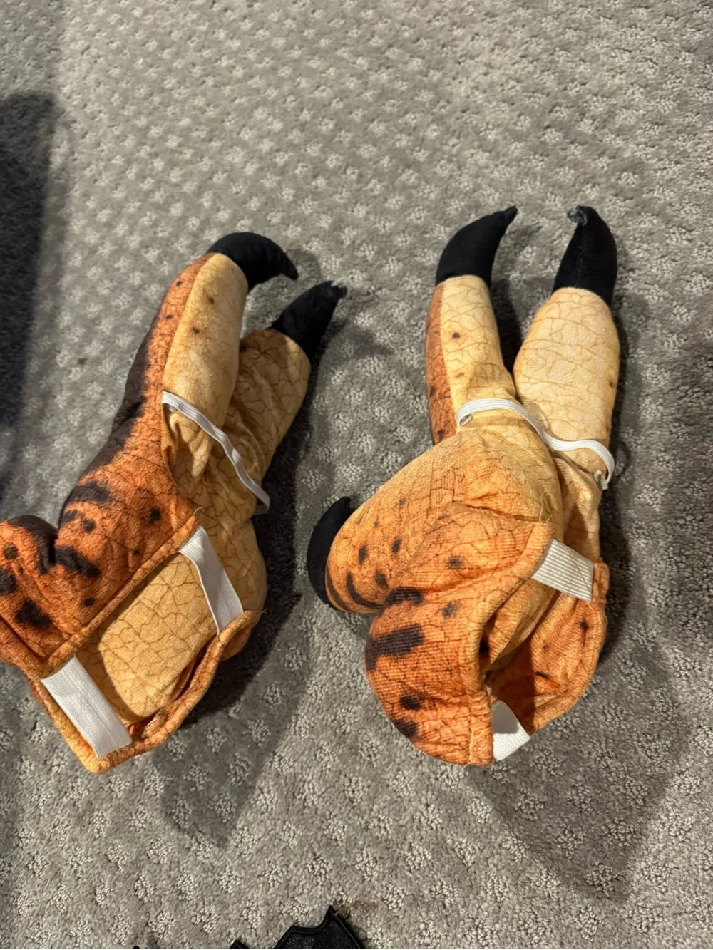 Kids Orange dinosaur Halloween costume